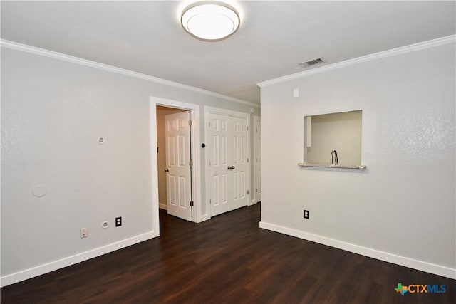 1624 Aquarena Springs Dr Unit G155, San Marcos, TX 78666 - unfurnished room with ornamental molding and wood finished floors