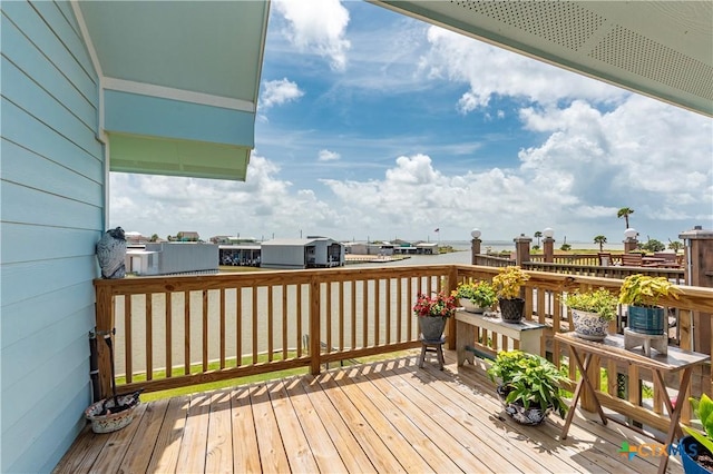 77 Sailfish Lndg, Port Lavaca, TX 77979 - view of wooden terrace