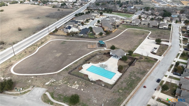 bird's eye view featuring a residential view