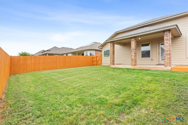 1328 Blue Leaf Dr, Temple, TX 76502 - view of yard featuring a patio and a fenced backyard