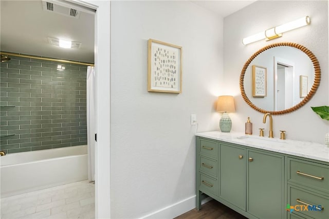 9 Mission Trce, New Braunfels, TX 78130 - full bathroom featuring vanity and shower / tub combo