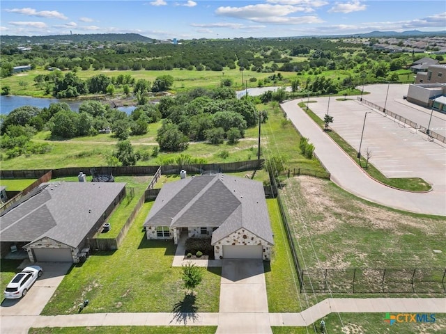 10103 Taylor Renee Dr, Killeen, TX 76542 - drone / aerial view of a water and mountain view
