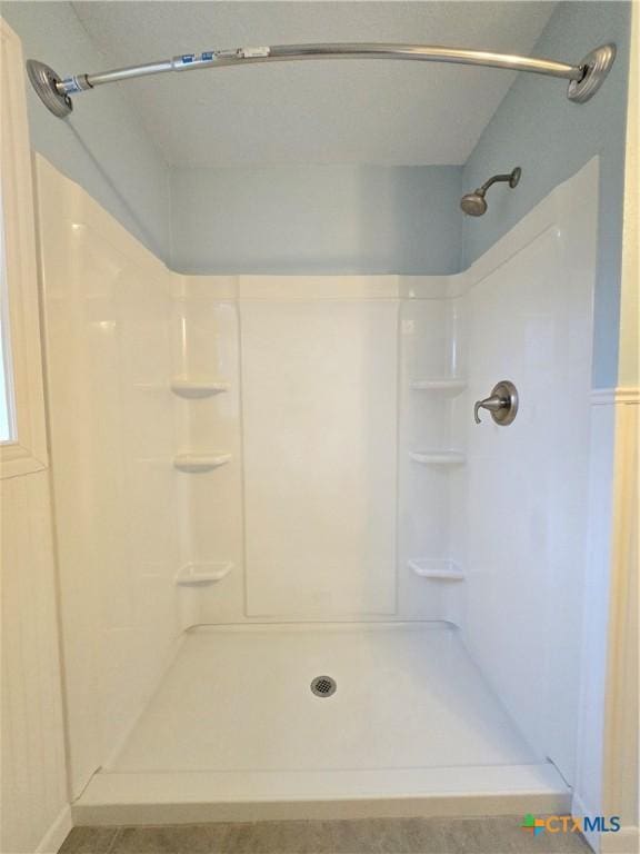 bathroom with walk in shower