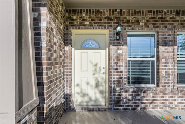 1102 Indian Mallow Dr, Temple, TX 76502 - doorway to property featuring brick siding