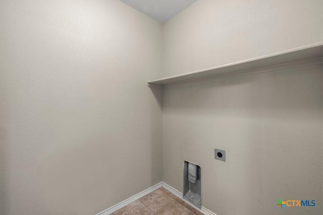 1117 Branchwood Way, Temple, TX 76502 - laundry room featuring hookup for an electric dryer and light tile patterned floors