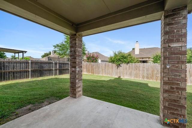 1117 Branchwood Way, Temple, TX 76502 - fenced backyard with a patio area