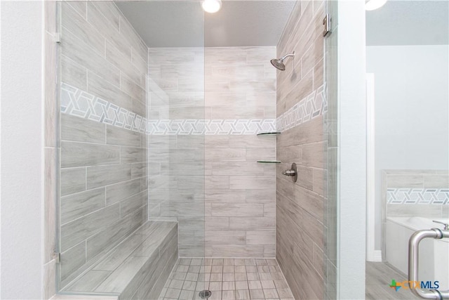 2109 Mercer St, Nolanville, TX 76559 - bathroom featuring a shower stall