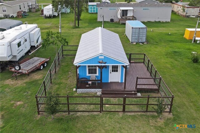 1008 W Dallas Ave, Seadrift, TX 77983 - bird's eye view