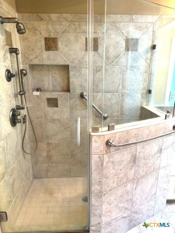 2772 Cloisters Dr, College Station, TX 77845 - full bathroom with a stall shower