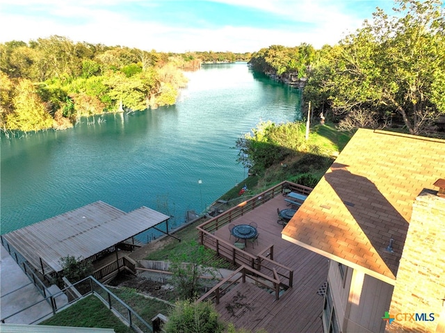 323 E Klein Rd, New Braunfels, TX 78130 - dock area with a water view
