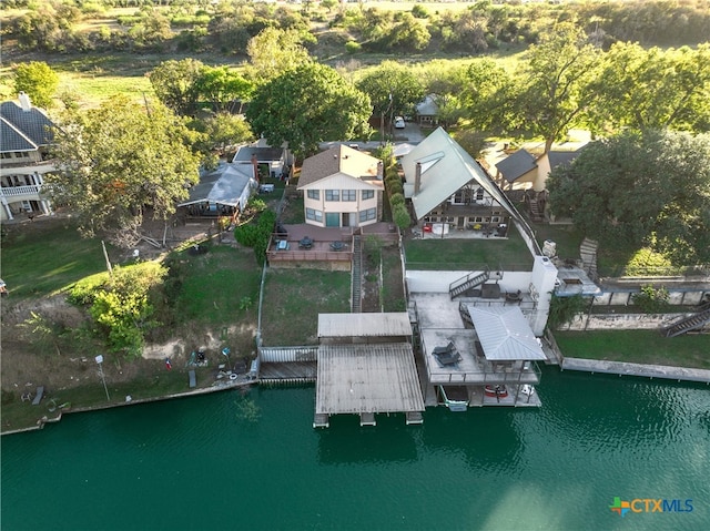 323 E Klein Rd, New Braunfels, TX 78130 - bird's eye view with a water view