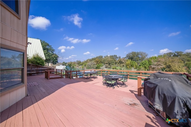 323 E Klein Rd, New Braunfels, TX 78130 - deck with area for grilling