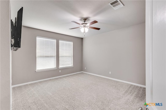1202 Jester Ct, Copperas Cove, TX 76522 - unfurnished room with a ceiling fan and carpet