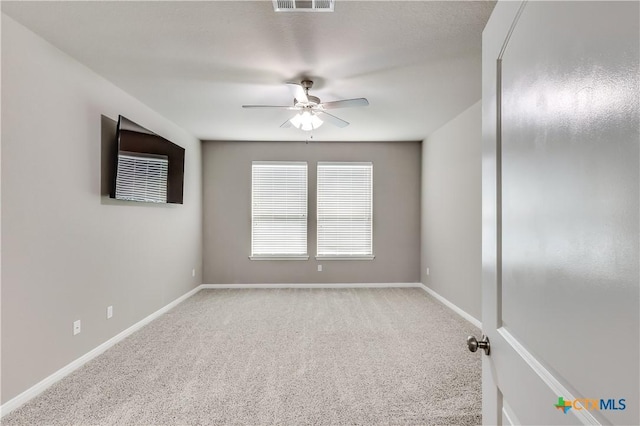 1202 Jester Ct, Copperas Cove, TX 76522 - carpeted empty room with a ceiling fan and baseboards
