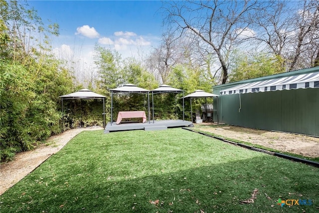 721 W Kings Hwy, San Antonio, TX 78212 - view of grassy yard featuring a gazebo