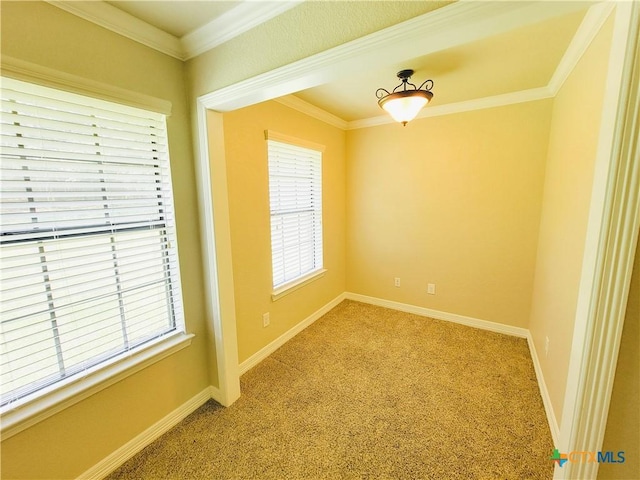 6409 Jovana Dr, Killeen, TX 76542 - unfurnished room featuring light carpet and crown molding