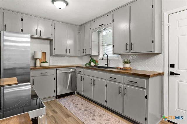 kitchen featuring white cabinetry, sink, and backsplash