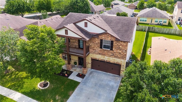 125 Flint Rock Ct, Victoria, TX 77904 - aerial perspective of suburban area
