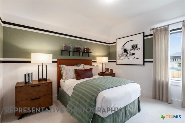 221 Dycus Bnd, Liberty Hill, TX 78642 - bedroom with carpet