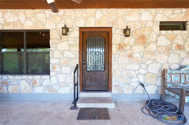 view of entrance to property