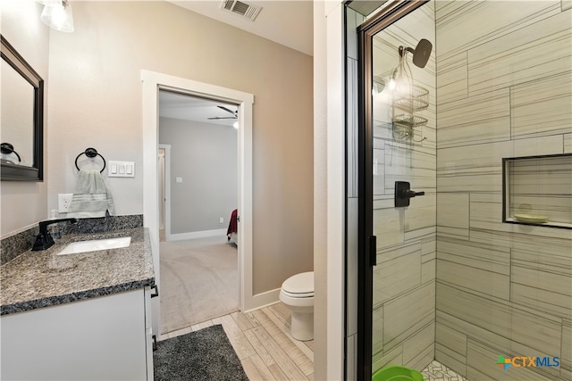 15933 Salado Dr, Temple, TX 76502 - bathroom with a stall shower and vanity
