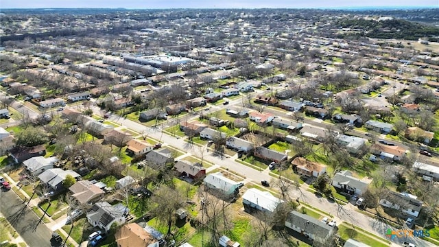 drone / aerial view featuring a residential view