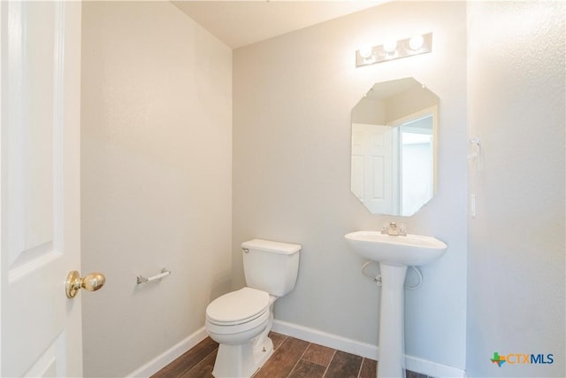 4912 Donegal Bay Ct, Killeen, TX 76549 - bathroom featuring toilet and wood finished floors