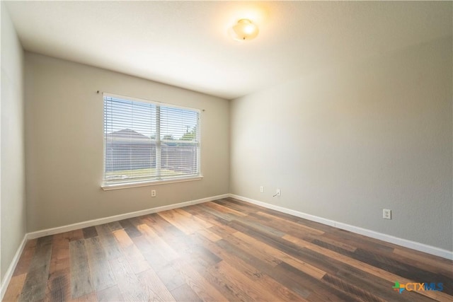 4912 Donegal Bay Ct, Killeen, TX 76549 - spare room with wood finished floors and baseboards