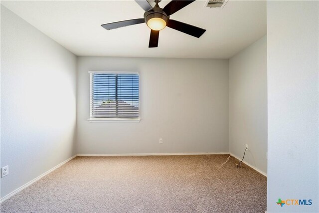 4912 Donegal Bay Ct, Killeen, TX 76549 - empty room with carpet floors and ceiling fan