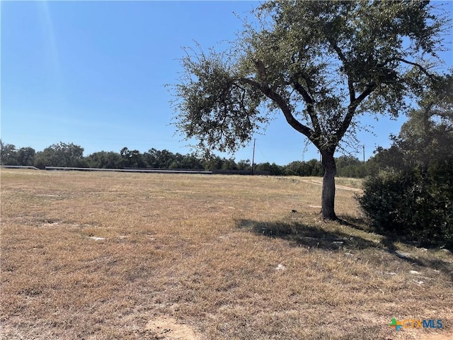 view of landscape featuring a rural view