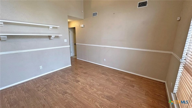 601 Barber Dr, Copperas Cove, TX 76522 - spare room featuring wood finished floors and baseboards
