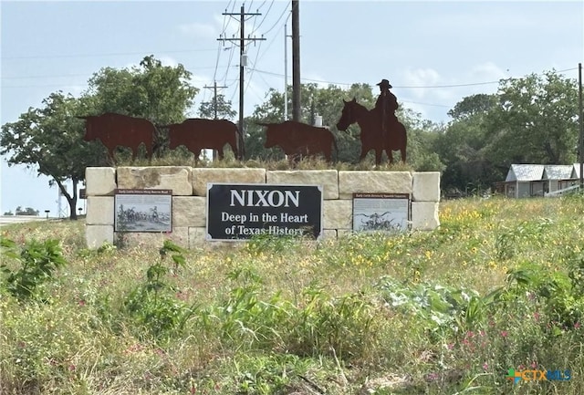 708 E 5th St, Nixon, TX 78140 - view of community sign