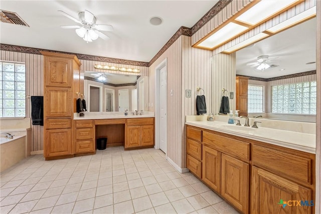 carpeted bedroom featuring vaulted ceiling, visible vents, a ceiling fan, a textured ceiling, and access to outside