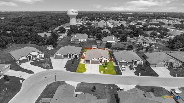 3424 Waggoner Dr, Belton, TX 76513 - aerial perspective of suburban area