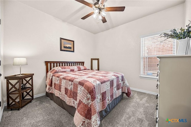 3424 Waggoner Dr, Belton, TX 76513 - carpeted bedroom with baseboards and a ceiling fan