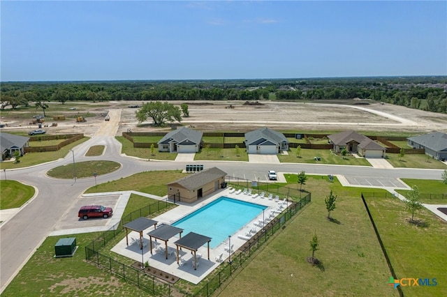 3203 Pistoia Trl, Temple, TX 76502 - bird's eye view of a pool