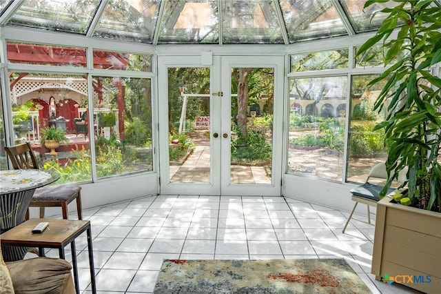 sunroom / solarium with a wealth of natural light