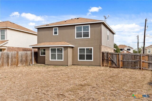 view of rear view of property