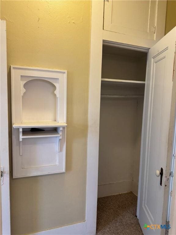 view of closet
