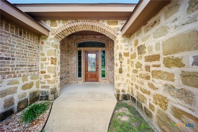 412 Coventry Dr, Temple, TX 76502 - property entrance featuring stone siding and brick siding
