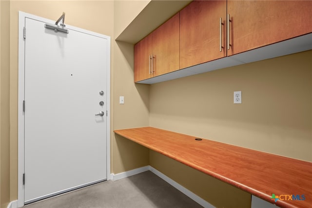 view of clothes washing area