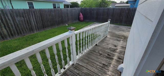 101 E Saint Louis Ave, Seadrift, TX 77983 - view of wooden deck