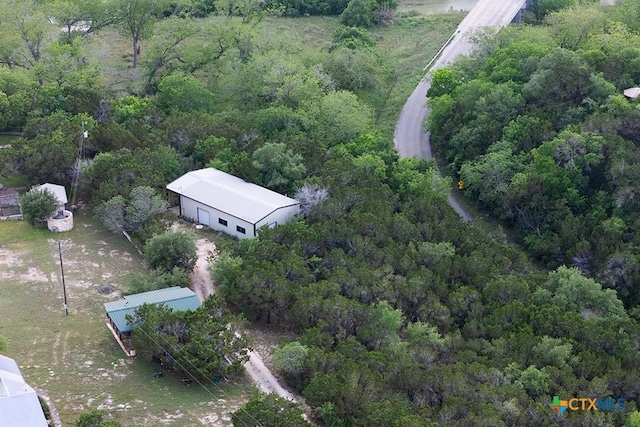 aerial view with a view of trees