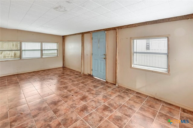 view of tiled empty room