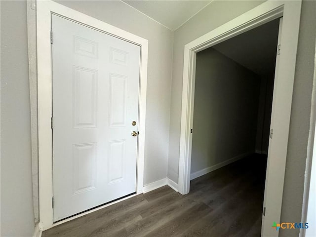 509 Mayborn Dr, Temple, TX 76501 - doorway to outside with dark wood finished floors and baseboards