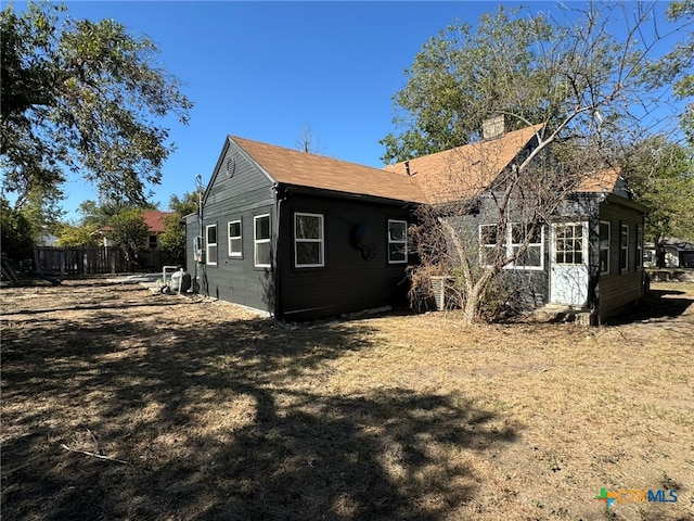 view of side of property