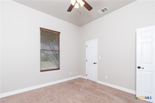 2241 Berger Rd, Temple, TX 76501 - carpeted spare room featuring a ceiling fan and baseboards