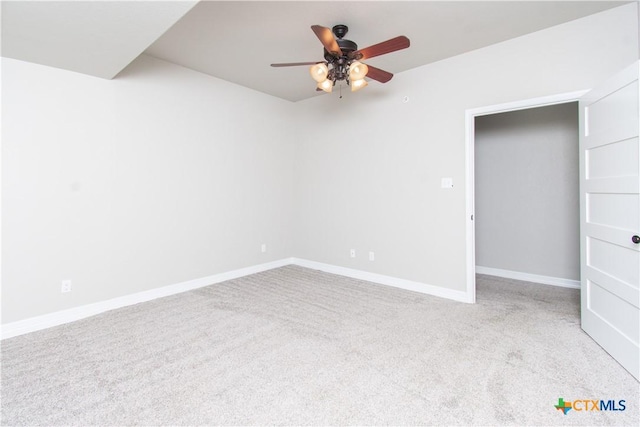 2241 Berger Rd, Temple, TX 76501 - empty room with carpet floors, ceiling fan, and baseboards