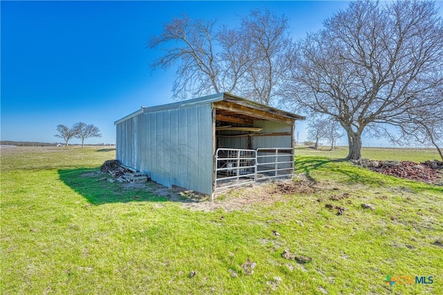 1041 Clarence Rd, Temple, TX 76501 - view of pole building with a lawn