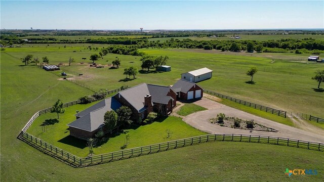 1041 Clarence Rd, Temple, TX 76501 - drone / aerial view featuring a rural view